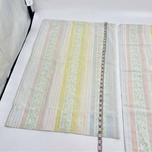 VTG Set of Pastel Floral Retro Coquette Girl Boho Soft Girl Pillowcases - Picture 4 of 5
